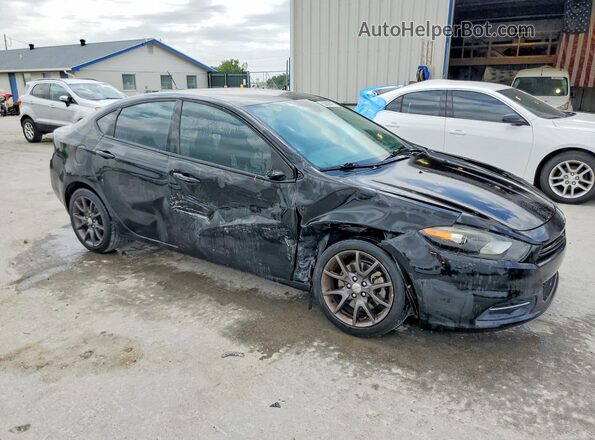 1C3CDFAA3GD767375 2016 DODGE DART Black Передня права чверть