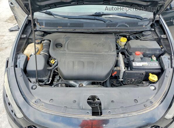 1C3CDFAA3GD767375 2016 DODGE DART Black Вид задньої частини салону