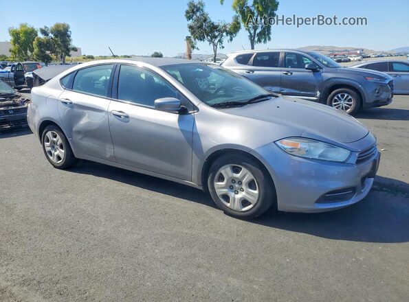 1C3CDFAA4GD645303 2016 DODGE DART Silver Front right