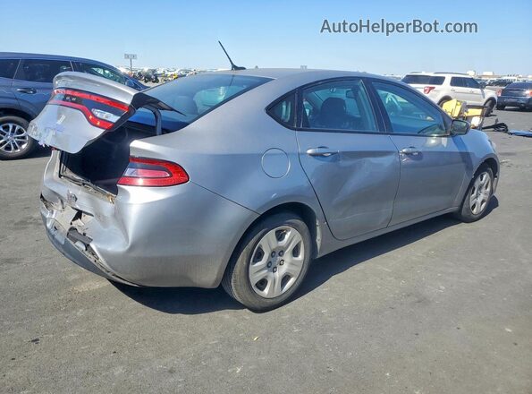 1C3CDFAA4GD645303 2016 DODGE DART Silver Rear right
