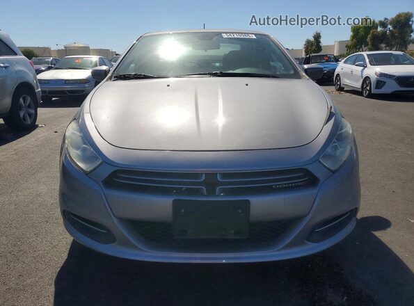 1C3CDFAA4GD645303 2016 DODGE DART Silver Front view