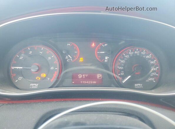 1C3CDFAA4GD645303 2016 DODGE DART Silver Instrument cluster view