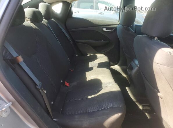 1C3CDFAA4GD645303 2016 DODGE DART Silver Rear seats view