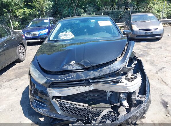 1C3CDFAA5GD625450 2016 DODGE DART Black Вид щитка приладів