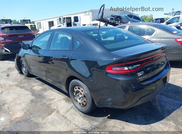 1C3CDFAA5GD625450 2016 DODGE DART Black Задня ліва чверть