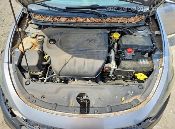 1C3CDFAA6GD530900 2016 DODGE DART Gray Widok wnętrza z tyłu