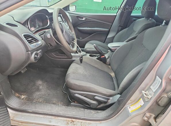 1C3CDFAA6GD530900 2016 DODGE DART Gray Widok wnętrza z przodu