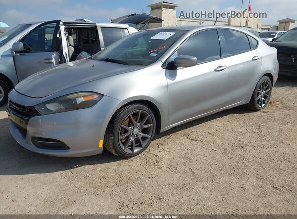 1C3CDFAA6GD606213 2016 DODGE DART Silver Przód lewy