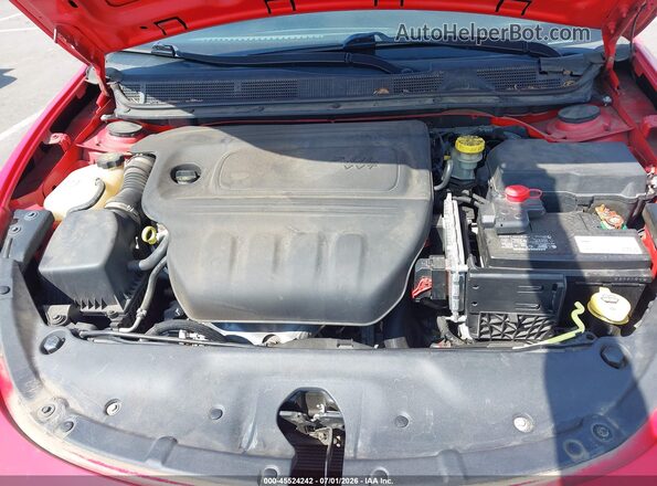 1C3CDFAA6GD623948 2016 DODGE DART Red უკანა ხედი