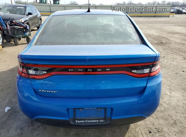 1C3CDFAA8GD533765 2016 DODGE DART Blue Widok z tyłu