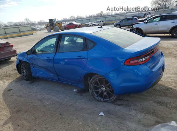 1C3CDFAA8GD533765 2016 DODGE DART Blue Tył lewy