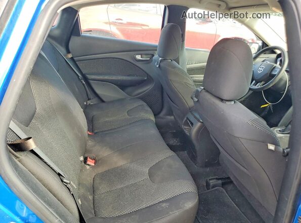 1C3CDFAA8GD533765 2016 DODGE DART Blue Widok tylnych siedzeń