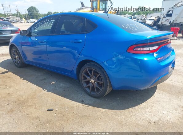 1C3CDFAA8GD577488 2016 DODGE DART Blue Задня ліва чверть