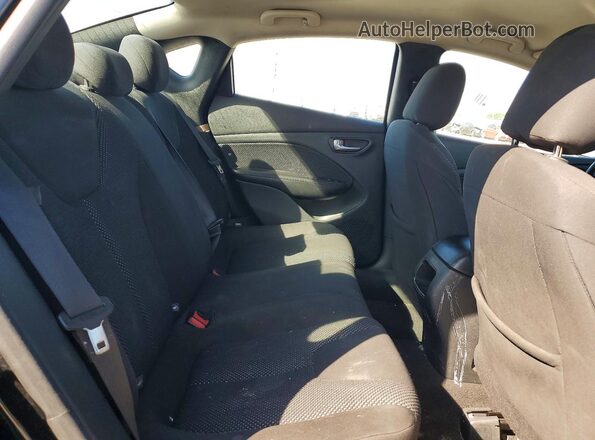 1C3CDFAAXGD517177 2016 DODGE DART Black უკანა სავარძლების ხედი