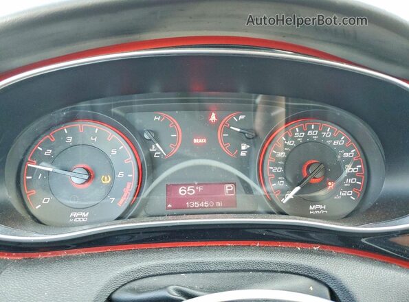 1C3CDFAAXGD517177 2016 DODGE DART Black ხელსაწყოთა პანელის ხედი