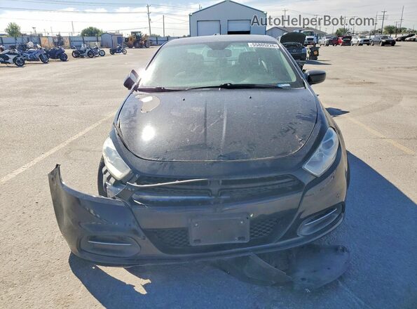 1C3CDFAAXGD517177 2016 DODGE DART Black წინა ხედი