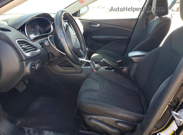 1C3CDFAAXGD517177 2016 DODGE DART Black წინა სალონის ხედი