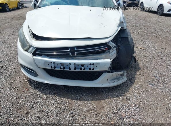 1C3CDFAAXGD606506 2016 DODGE DART White Widok z przodu