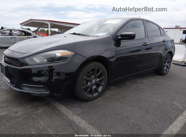 1C3CDFAAXGD729092 2016 DODGE DART Black Vista tres cuartos delantera izquierda