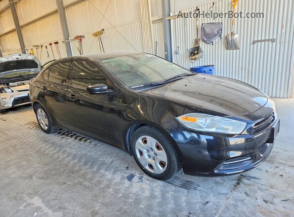 1C3CDFAAXGD736611 2016 DODGE DART Black Առջևի աջ
