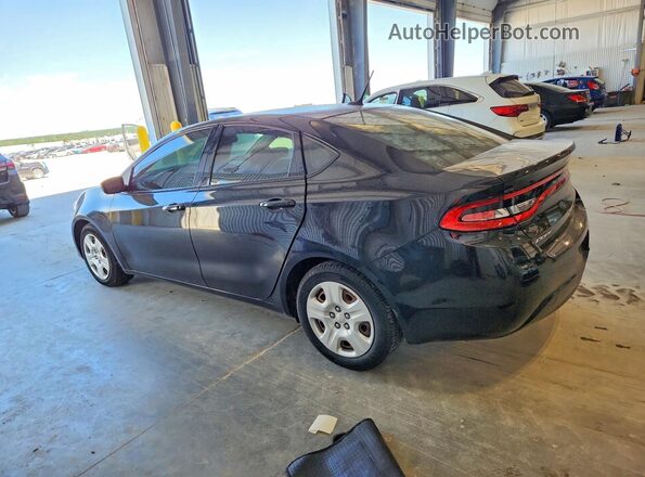 1C3CDFAAXGD736611 2016 DODGE DART Black Հետևի ձախ