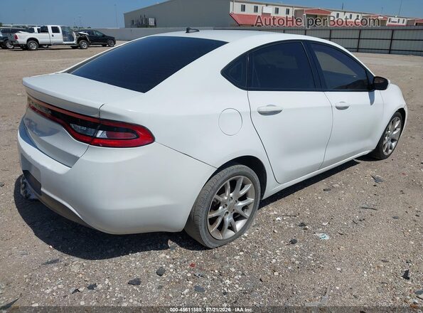 1C3CDFAAXGD736866 2016 DODGE DART White Задня права чверть