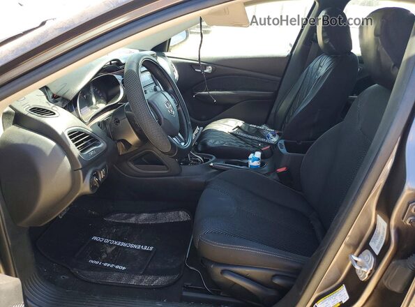 1C3CDFBA1GD717167 2016 DODGE DART Угольный Вид салона спереди