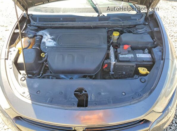 1C3CDFBA1GD717167 2016 DODGE DART Угольный Вид задней части салона