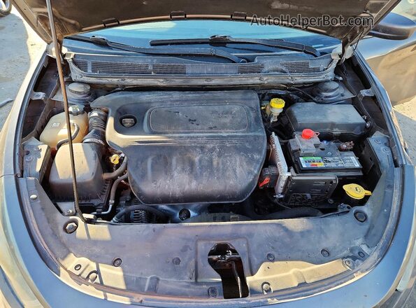 1C3CDFBA2GD623315 2016 DODGE DART Gray Вид задньої частини салону