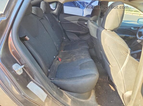 1C3CDFBA2GD623315 2016 DODGE DART Gray Вид задніх сидінь