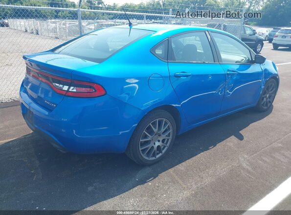 1C3CDFBB2GD540394 2016 DODGE DART Light Blue Rear right