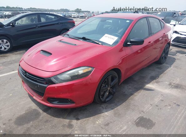 1C3CDFBB2GD644450 2016 DODGE DART Red Front left