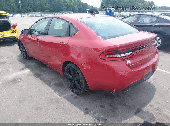 1C3CDFBB2GD644450 2016 DODGE DART Red Rear left