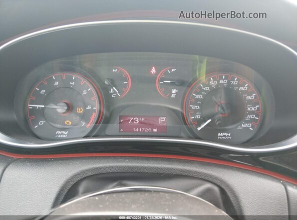 1C3CDFBB2GD644450 2016 DODGE DART Red Rear seats view