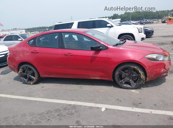 1C3CDFBB2GD644450 2016 DODGE DART Red Rear interior view
