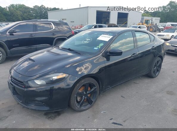 1C3CDFBB2GD644951 2016 DODGE DART Черный Передняя левая четверть