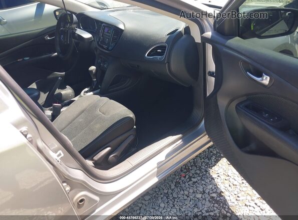 1C3CDFBB3GD515536 2016 DODGE DART Silver 