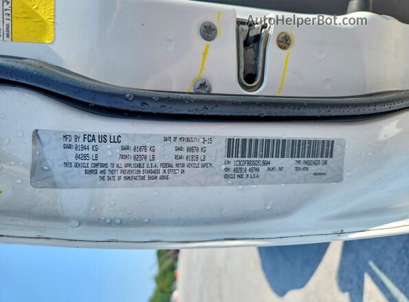 1C3CDFBB3GD519604 2016 DODGE DART White Engine compartment view