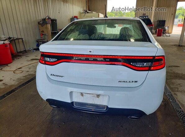 1C3CDFBB3GD519604 2016 DODGE DART White Rear view