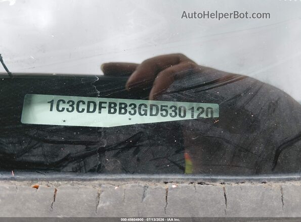 1C3CDFBB3GD530120 2016 DODGE DART Black ხელსაწყოთა პანელის ხედი
