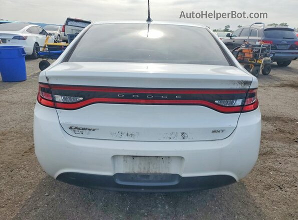 1C3CDFBB3GD635434 2016 DODGE DART White Rear view