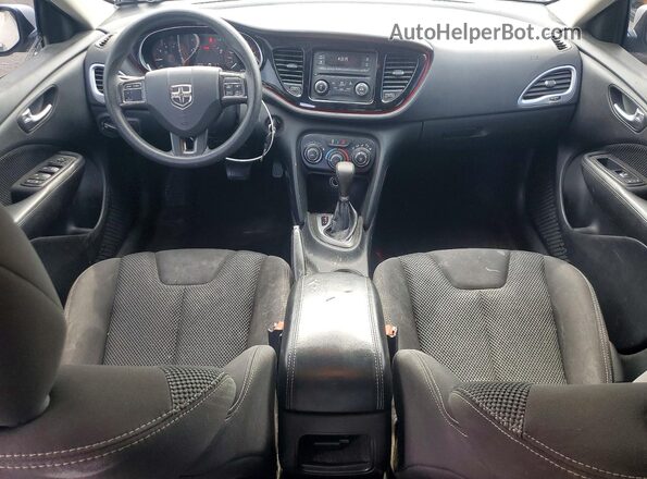 1C3CDFBB3GD635434 2016 DODGE DART White Dashboard view