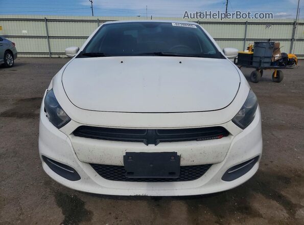 1C3CDFBB3GD635434 2016 DODGE DART White Front view