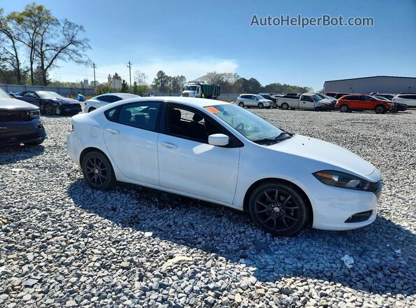 1C3CDFBB4GD515996 2016 DODGE DART Белый Передняя правая четверть