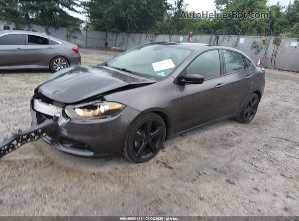 1C3CDFBB4GD517005 2016 DODGE DART Gray Առջևի ձախ երեք քառորդ տեսարան