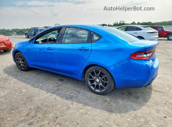 1C3CDFBB4GD518087 2016 DODGE DART Blue Trasero izquierdo