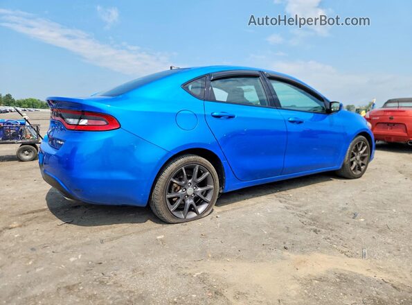 1C3CDFBB4GD518087 2016 DODGE DART Blue Trasero derecho
