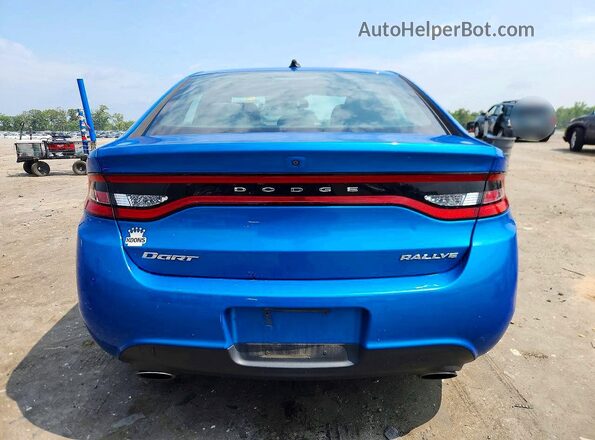 1C3CDFBB4GD518087 2016 DODGE DART Blue Vista trasera