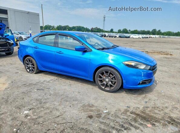 1C3CDFBB4GD518087 2016 DODGE DART Blue Delantero derecho