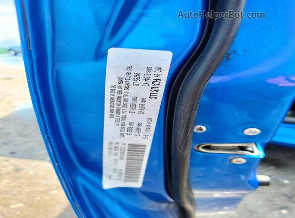 1C3CDFBB4GD518087 2016 DODGE DART Blue Vista del compartimento del motor
